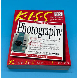 KISS Guide to Photography Book John Garrett DK 2001 Softcover Beginner Camera Ti